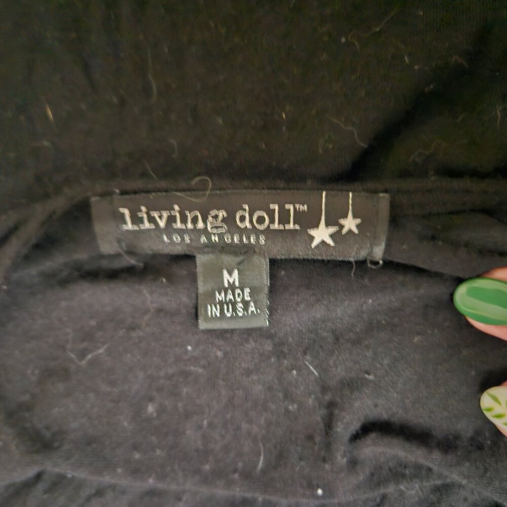 Black off the shoulder top